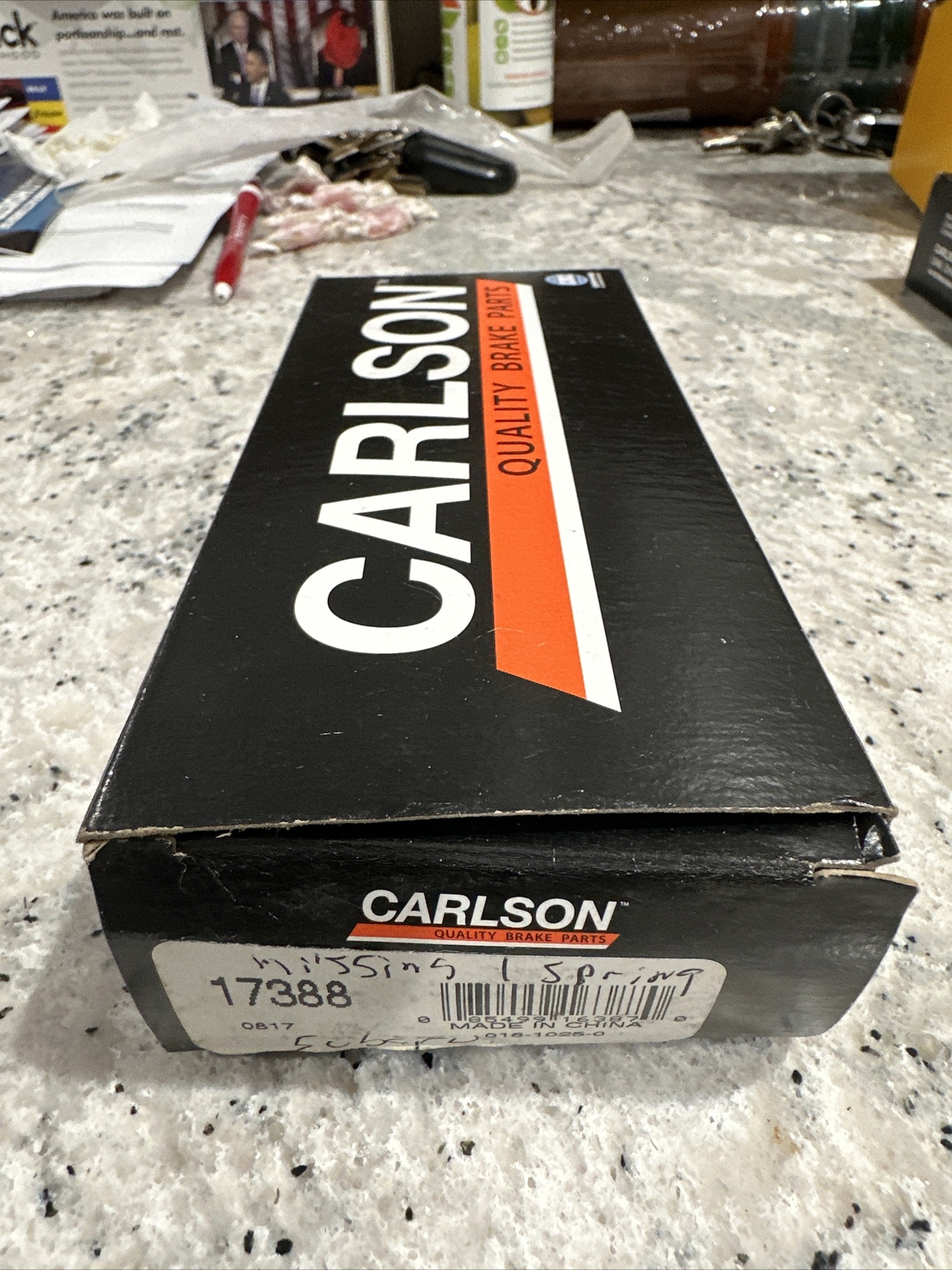 Carlson 17388 Parking Brake Hardware Kit For Select 92-09 Saab Subaru Models