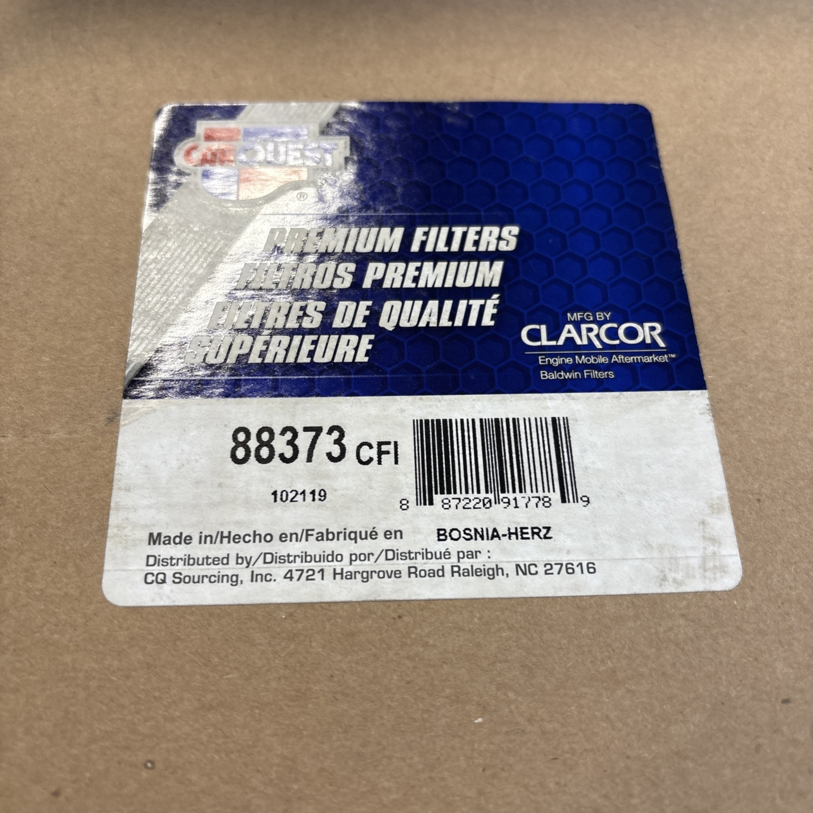 Carquest By Clarcor 88375 Air Filter - Image 3