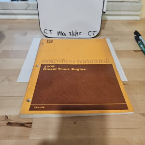 Caterpillar Service Manual 3208 Diesel Truck Engine 2Z1-UP