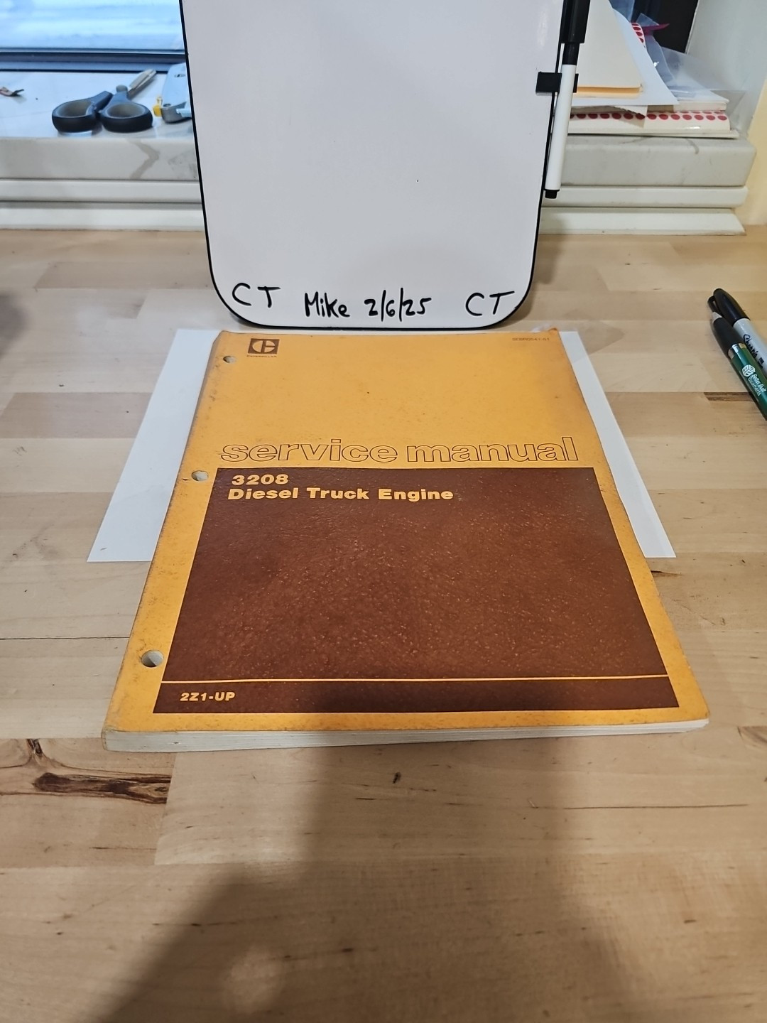 Caterpillar Service Manual 3208 Diesel Truck Engine 2Z1-UP