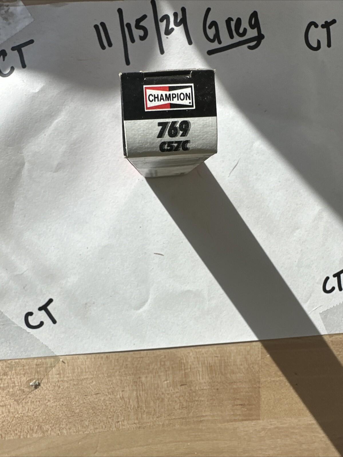 Champion Spark Plug Part Number - C57C