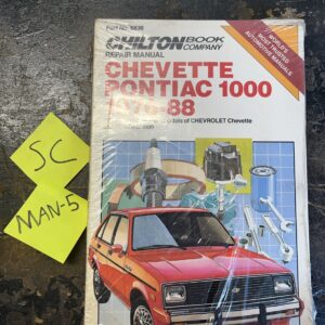Chilton 6836 Repair Manual 1976-88 Chevette Pontiac 1000 NOS Sealed with Tear