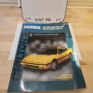 Chilton 8255 - Honda Accord and Prelude Repair Manual 84-95