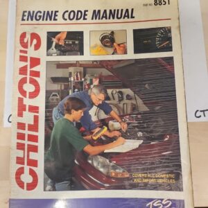 Chilton's 8851 Engine Code Manual Repair Troubleshooting Auto Vehicle NEW