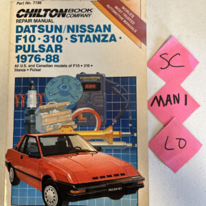 Chilton’s Repair Manual Datsun/Nissan F10 310 STANZA PULSAR 1976-88 part # 7196