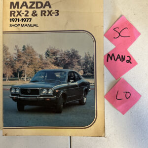 Clymer Mazda RX-2 and RX-3 1971-1974 Shop Manual
