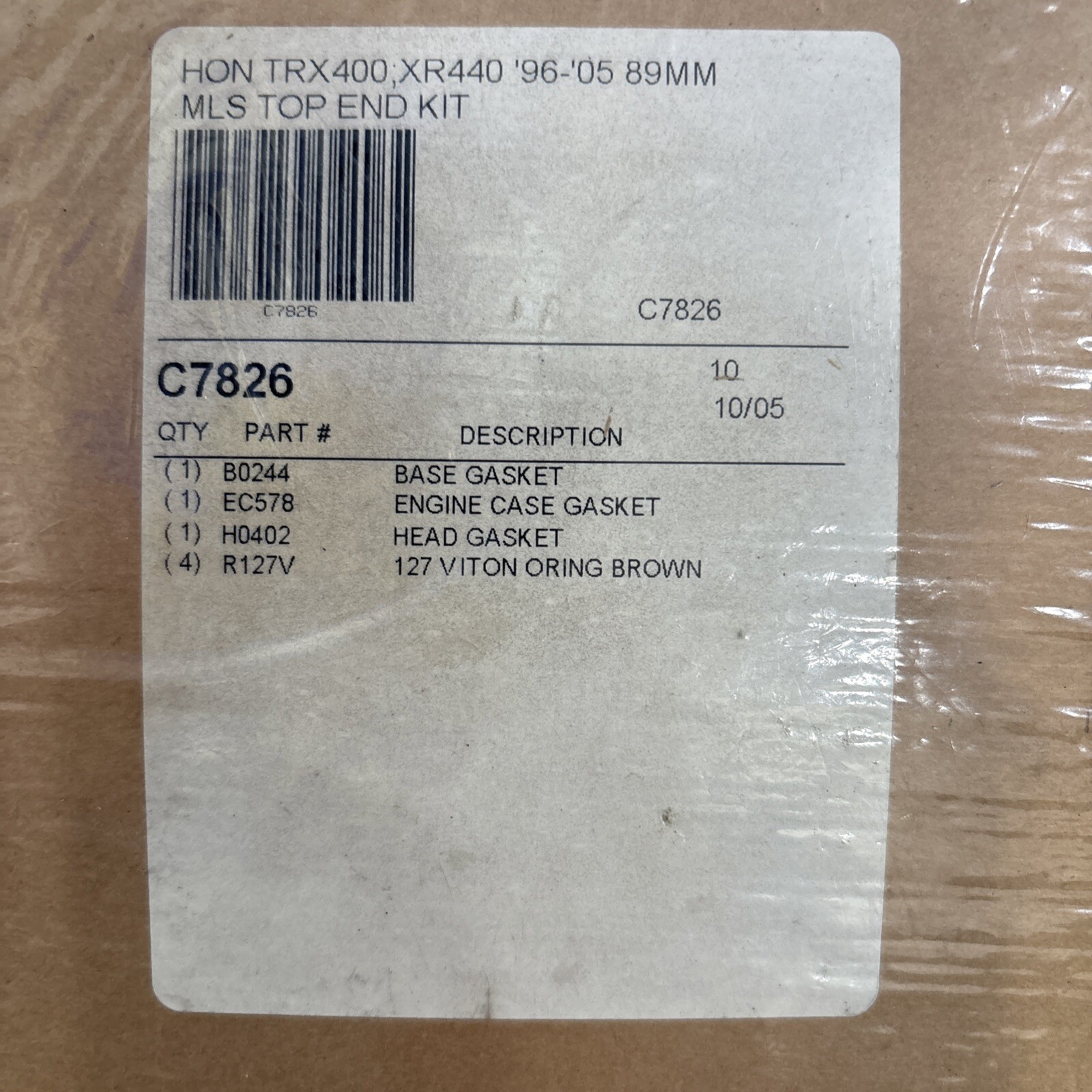 Cometic Gasket 89mm MLS Top End Gasket Kit C7826 For Honda TRX400 XR440 ‘96-‘05 - Image 4