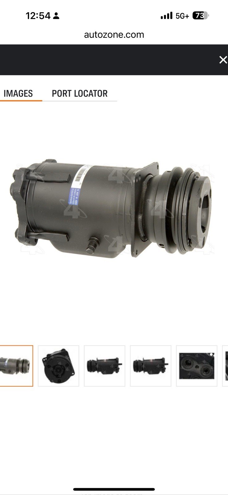 Compressor Works, Part #ACC T58168, New Compressor fits 93-07 Taurus/Sable - Image 4