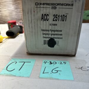 Compressor Works, Part #ACC T58168, New Compressor fits 93-07 Taurus/Sable