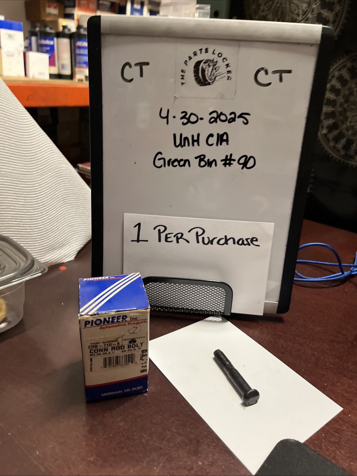 Connecting Rod Bolt Pioneer CRB 710 (1 Per Purchase)