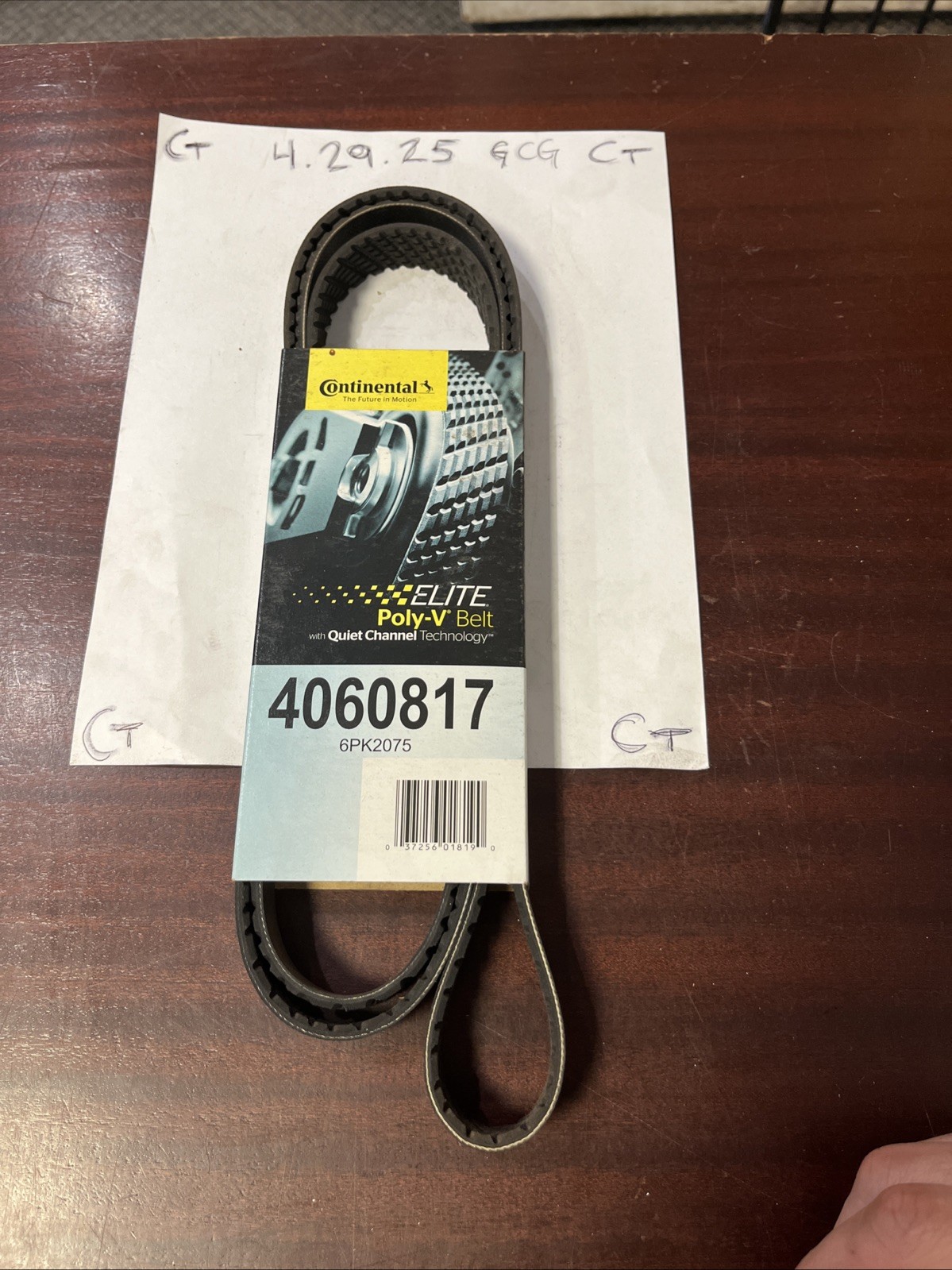 Continental 4060817 Serpentine Belt