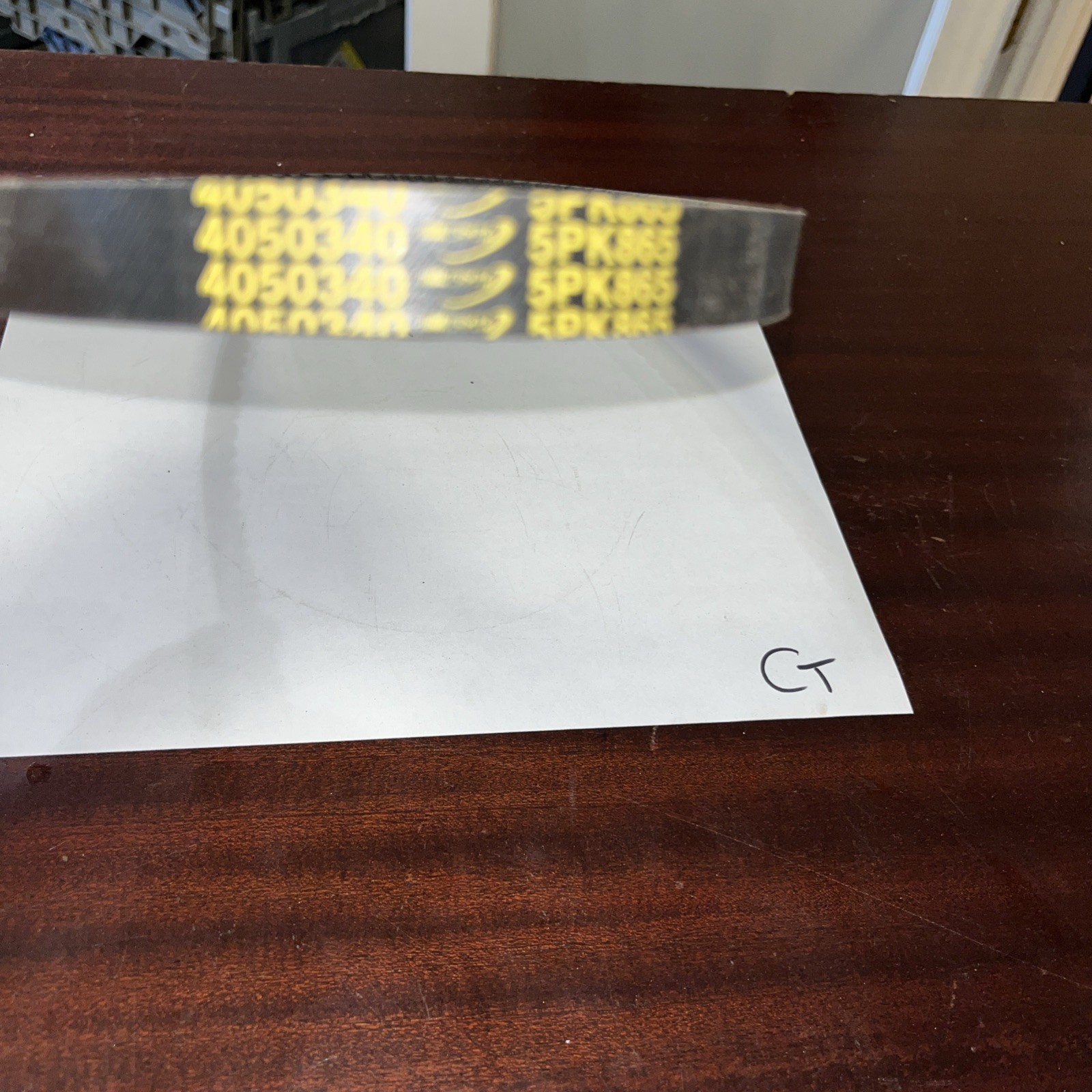 Continental poly V belt 405-0340 (5PK865) - Image 3