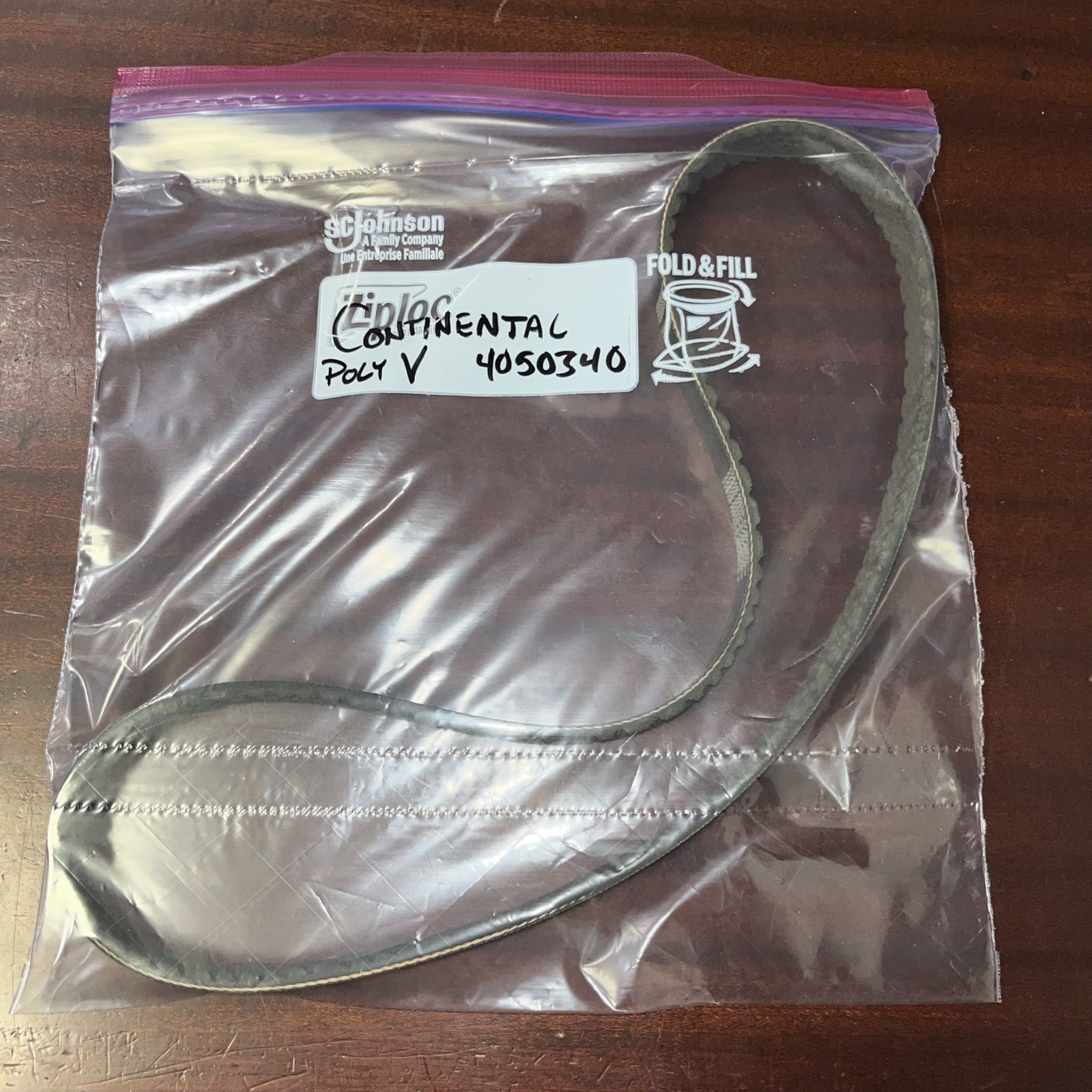 Continental poly V belt 405-0340 (5PK865) - Image 5