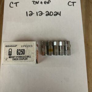 Coronet Heavy Duty Ball Check Coupler 6250 5x A Container