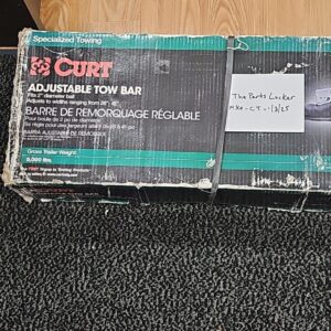 Curt 19745 Adjustable Tow Bar w/ Heavy Duty Coupler 5000lb Capacity W/ 2in Ball