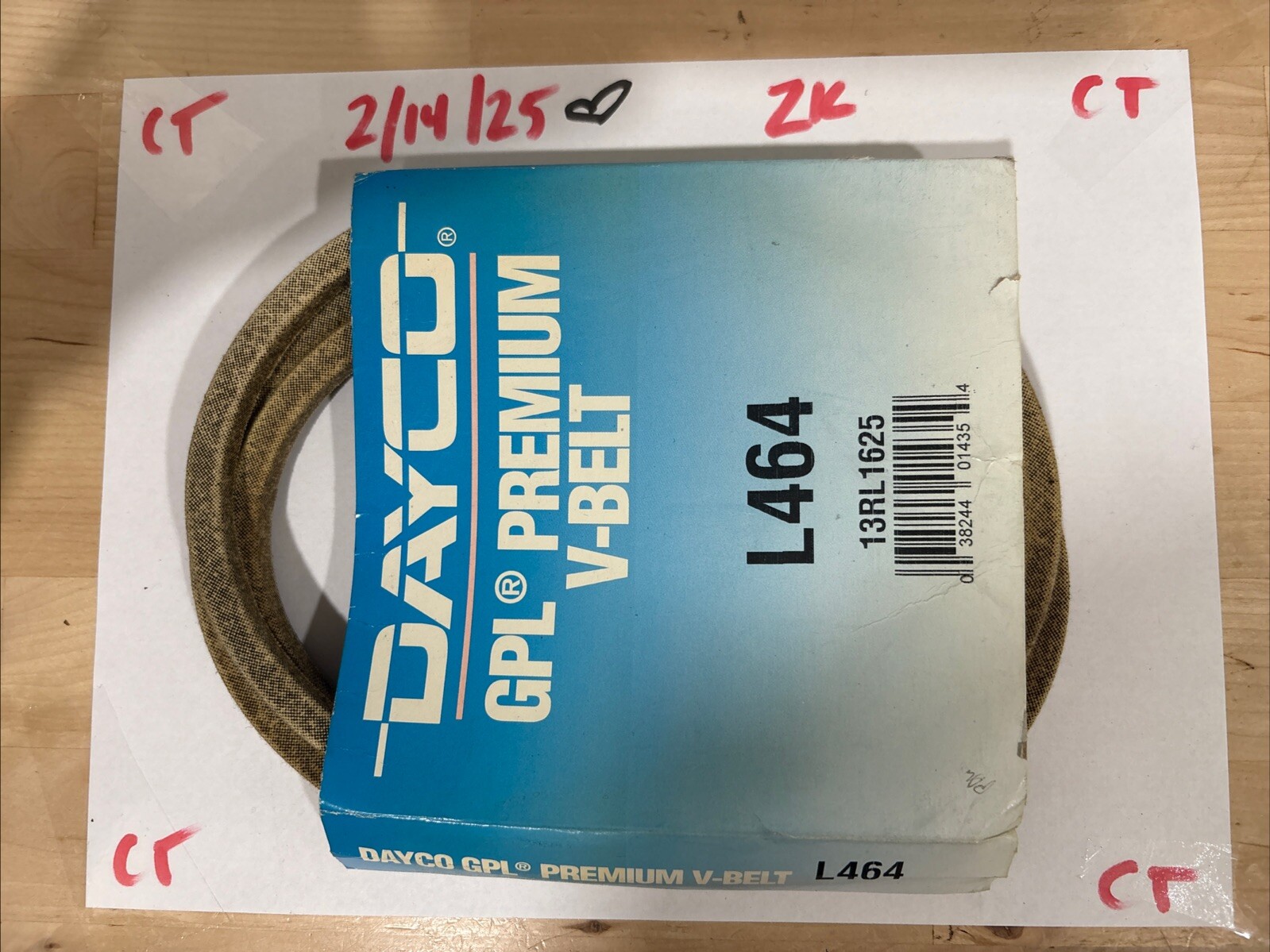 Dayco GPL Premium L464 V Belts