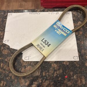 Dayco GPL Premium V-belt L534 or 16RL865