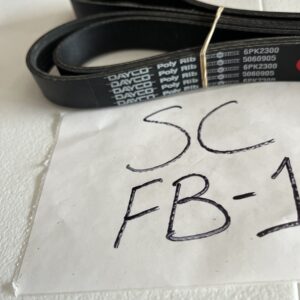 Dayco Poly-Rib Quiet Design V Belt, 5060905 (6PK2300)