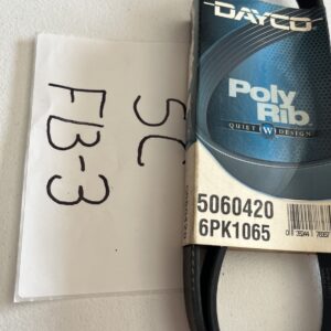 Dayco Poly-Rib Serpentine Belt , Black 5060420 (6PK1065)