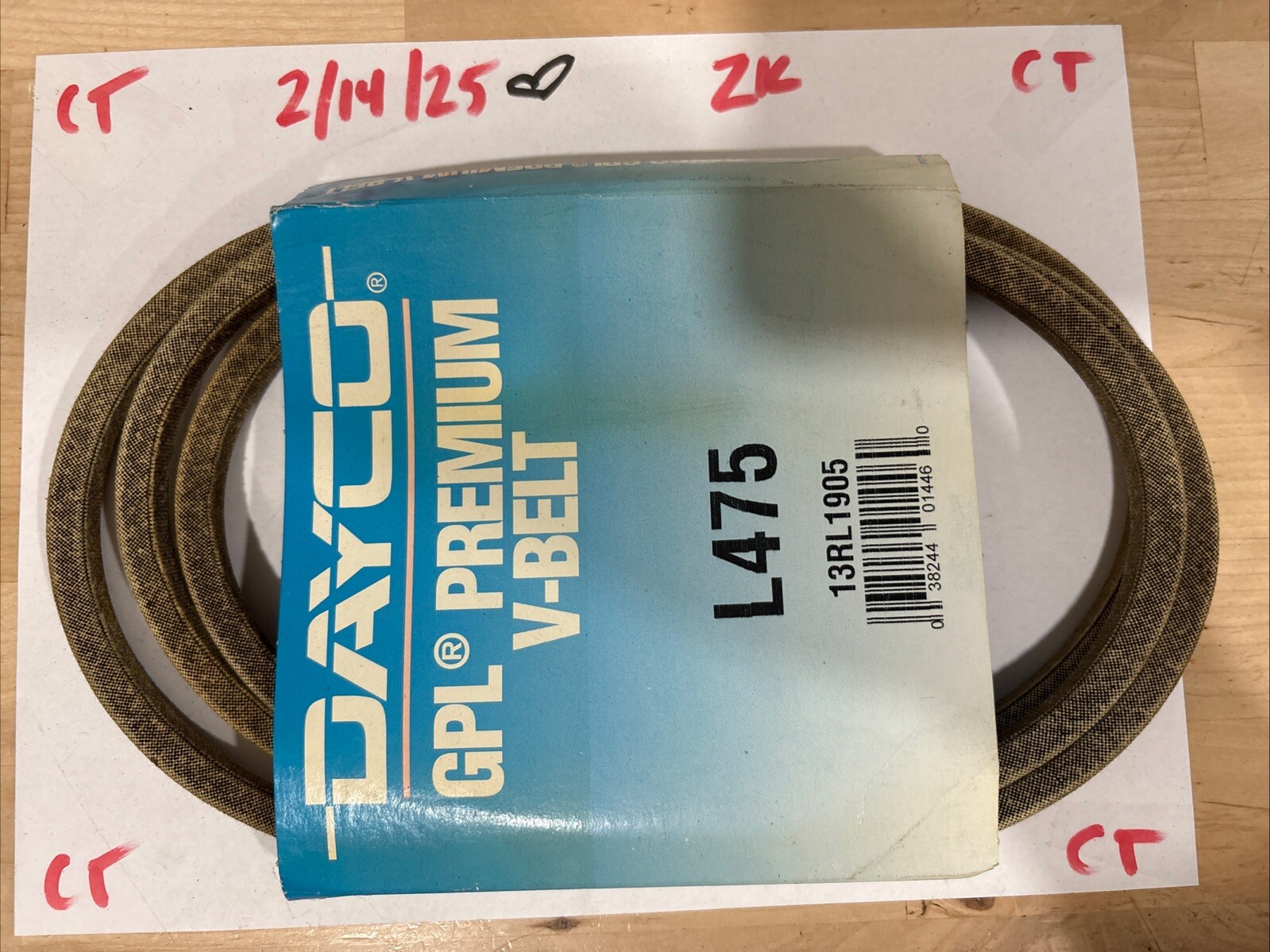 Dayco Products Inc L475 Accessory Drive Belt GPL Premium Utility
