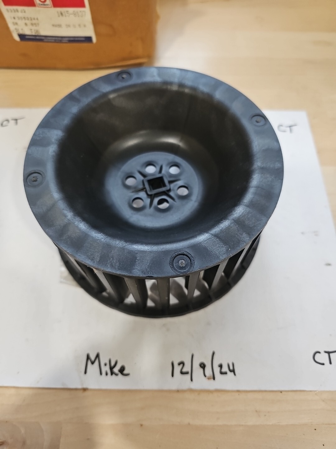 Delco 15-8137 GM 3052244 HVAC Blower Motor Wheel - Image 4