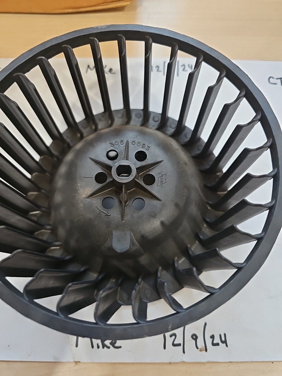 Delco 15-8137 GM 3052244 HVAC Blower Motor Wheel - Image 5