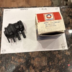 Delco Canister Connector Valve 1#17085891, Gr. No. 3.130