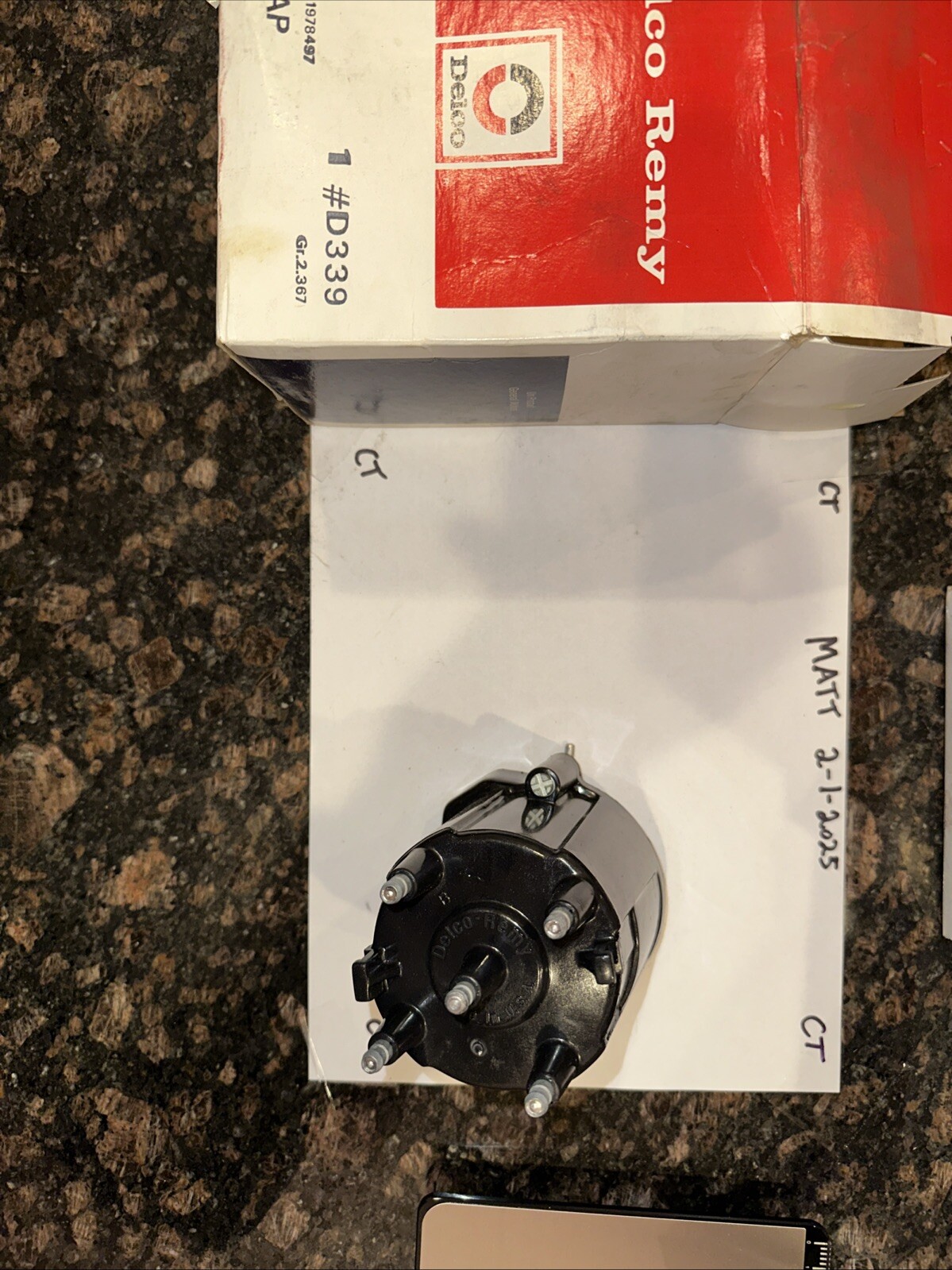 Delco Remy D339 GM 1978497 Distributor Cap