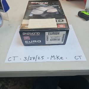 Disc Brake Pad Set-Euro Ultra Premium Ceramic Pads Akebono EUR684