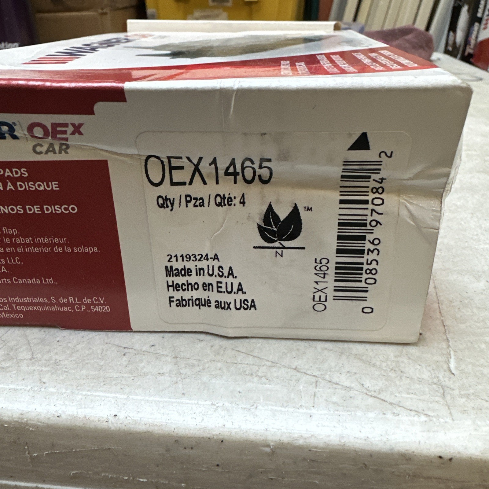 Disc Brake Pad Set-OEX Disc Brake Pad Wagner OEX1465 fits 11-14 Ford Mustang - Image 3