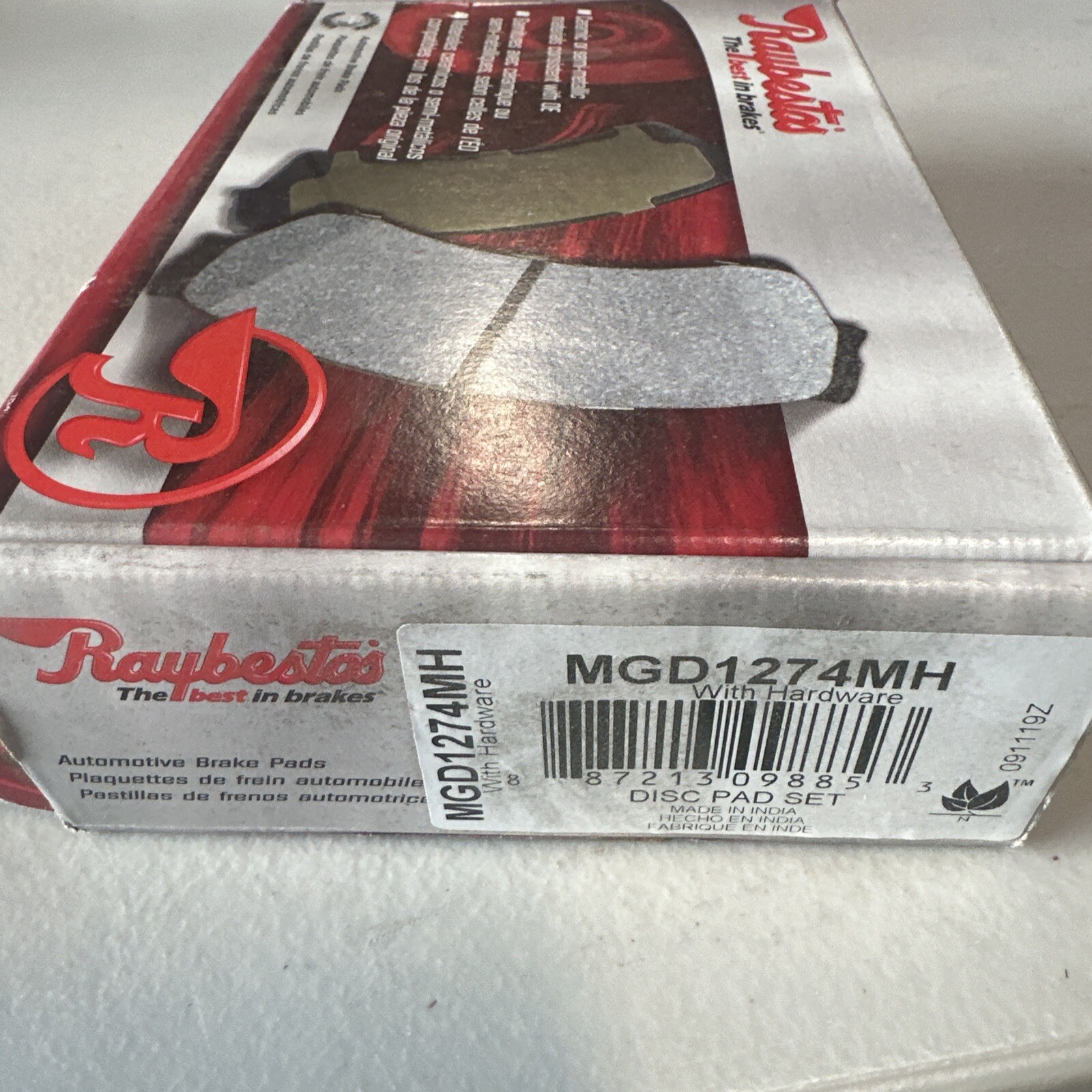 Disc Brake Pad Set-R-Line Metallic Raybestos MGD1274MH