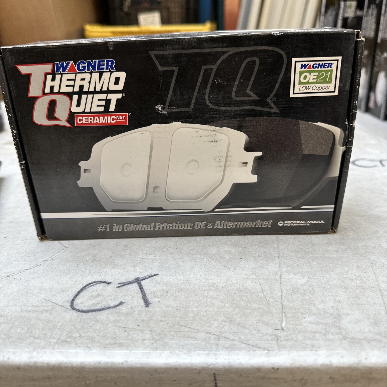 Disc Brake Pad Set-ThermoQuiet Disc Brake Pad Wagner QC1061B