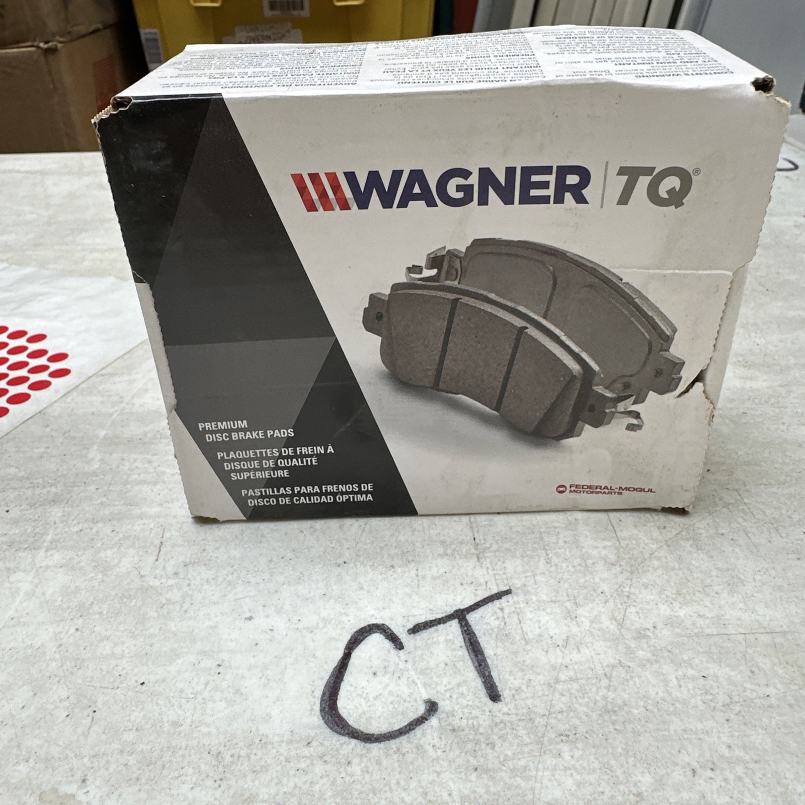 Disc Brake Pad Set-ThermoQuiet Disc Brake Pad Wagner QC1569 fits 12-19 Fiat 500