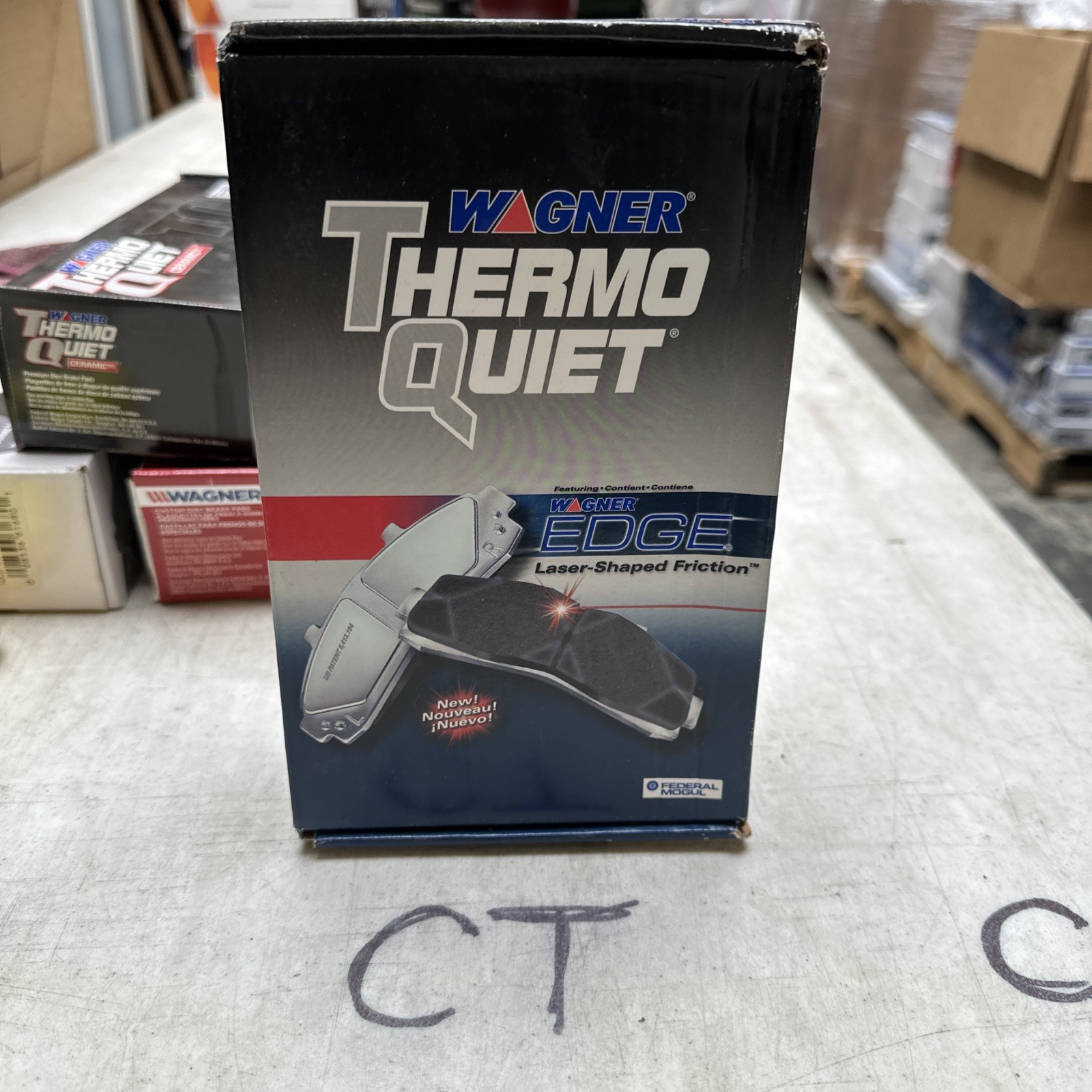 Disc Brake Pad Set-ThermoQuiet Disc Brake Pad Wagner QC674A