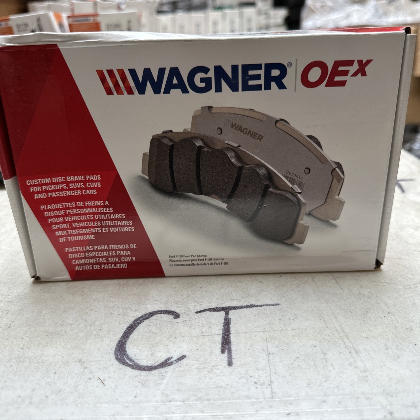 Disc Brake Pad Set Wagner OEX711M