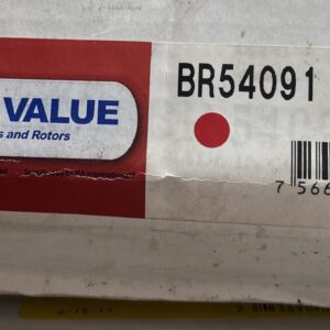 Disc Brake Rotor and Hub Assembly-RWD Front Real Value BR54091