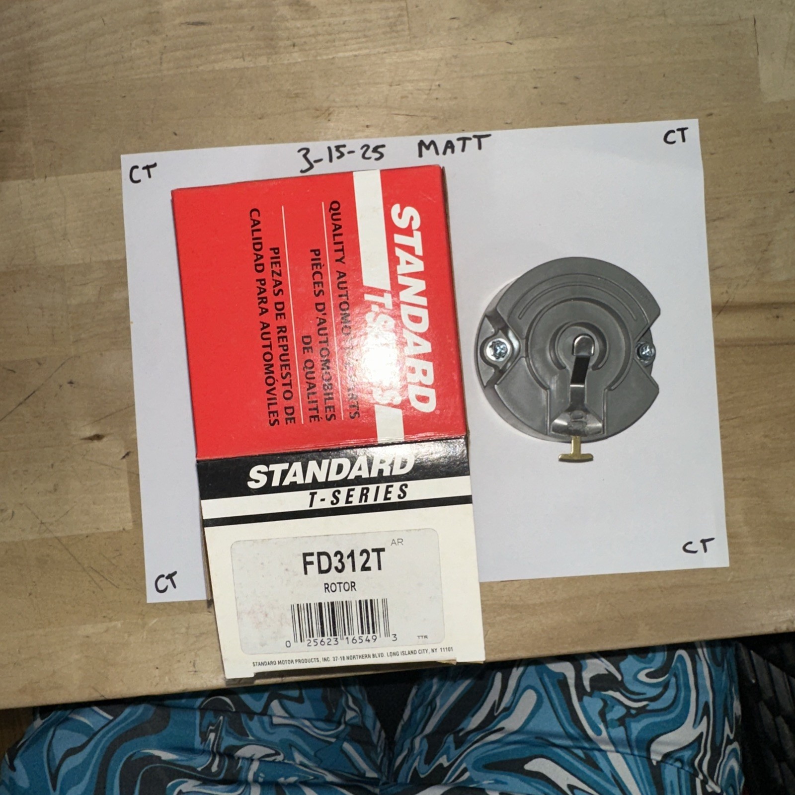 Distributor Rotor Standard FD312T