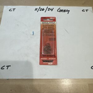 Dorman Help 76980 Window Handle Retainer Clip Assortment - 2 Popular Sizes