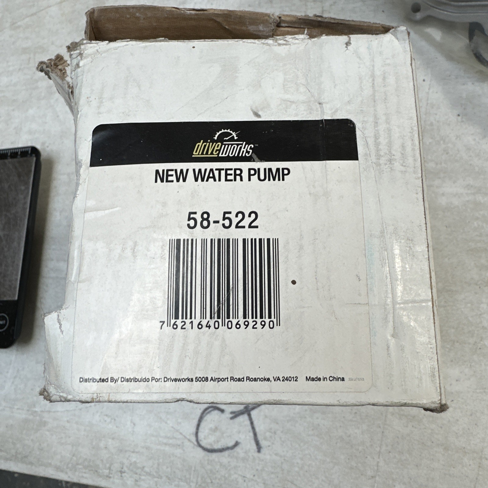 Driveworks 58-522 NEW Water Pump OEM 4667660 for Avenger Sebring Eclipse Neon