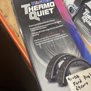 Drum Brake Shoe-ThermoQuiet Rear Wagner PAB598