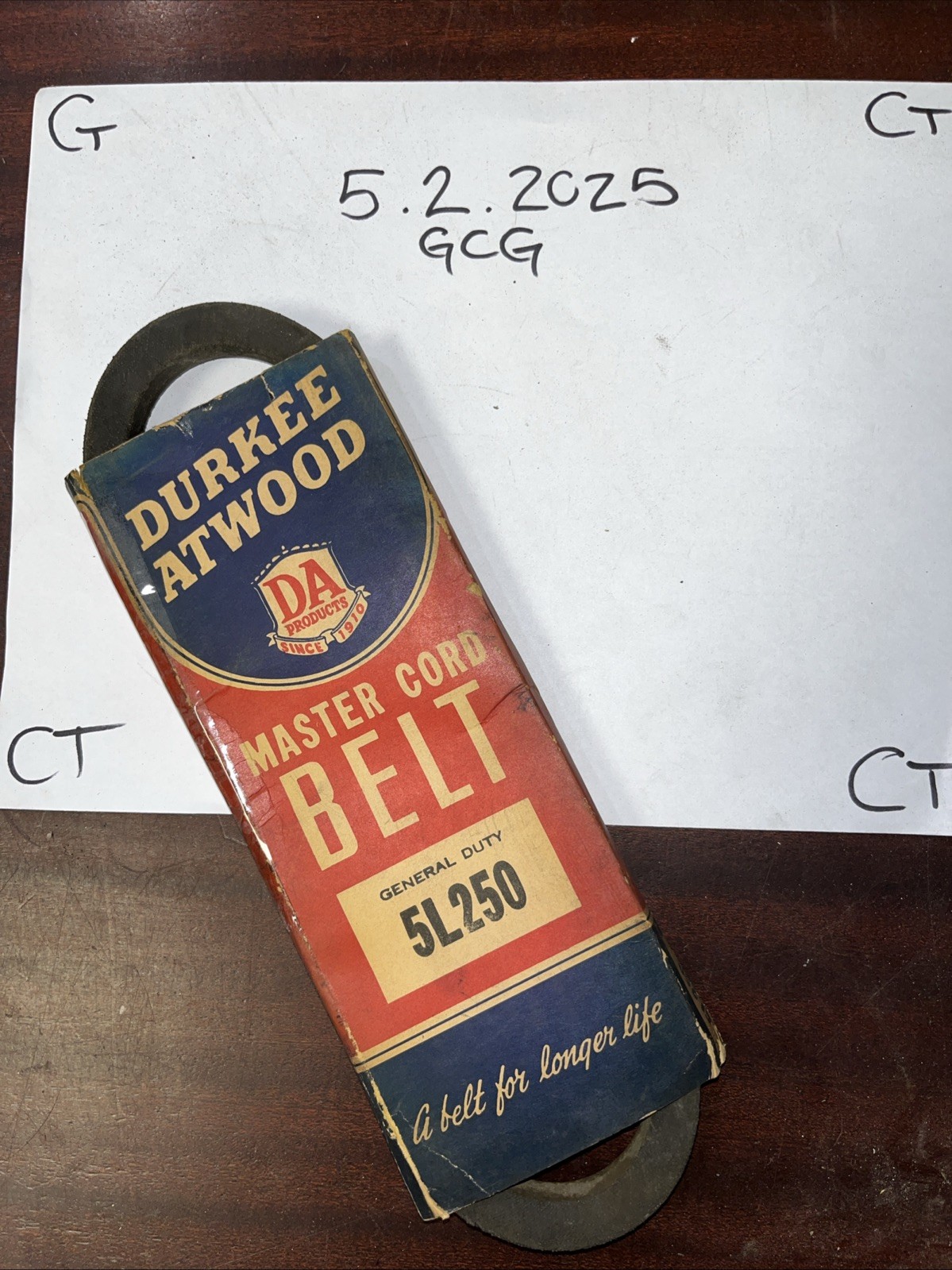 Durkee Atwood 5l250 Industrial Belt