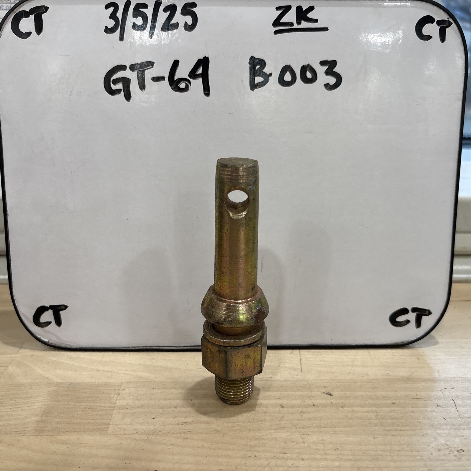 E-PM00211 7/8" x 5-5/16" Adjustable Lift Arm Pin for John Deere