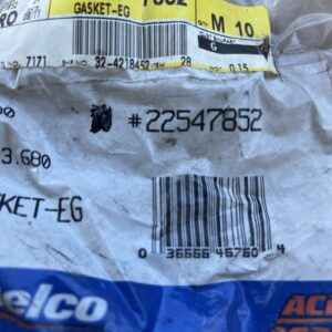 EGR VALVE GASKETS ACDelco GM OEM 22547852 NOS