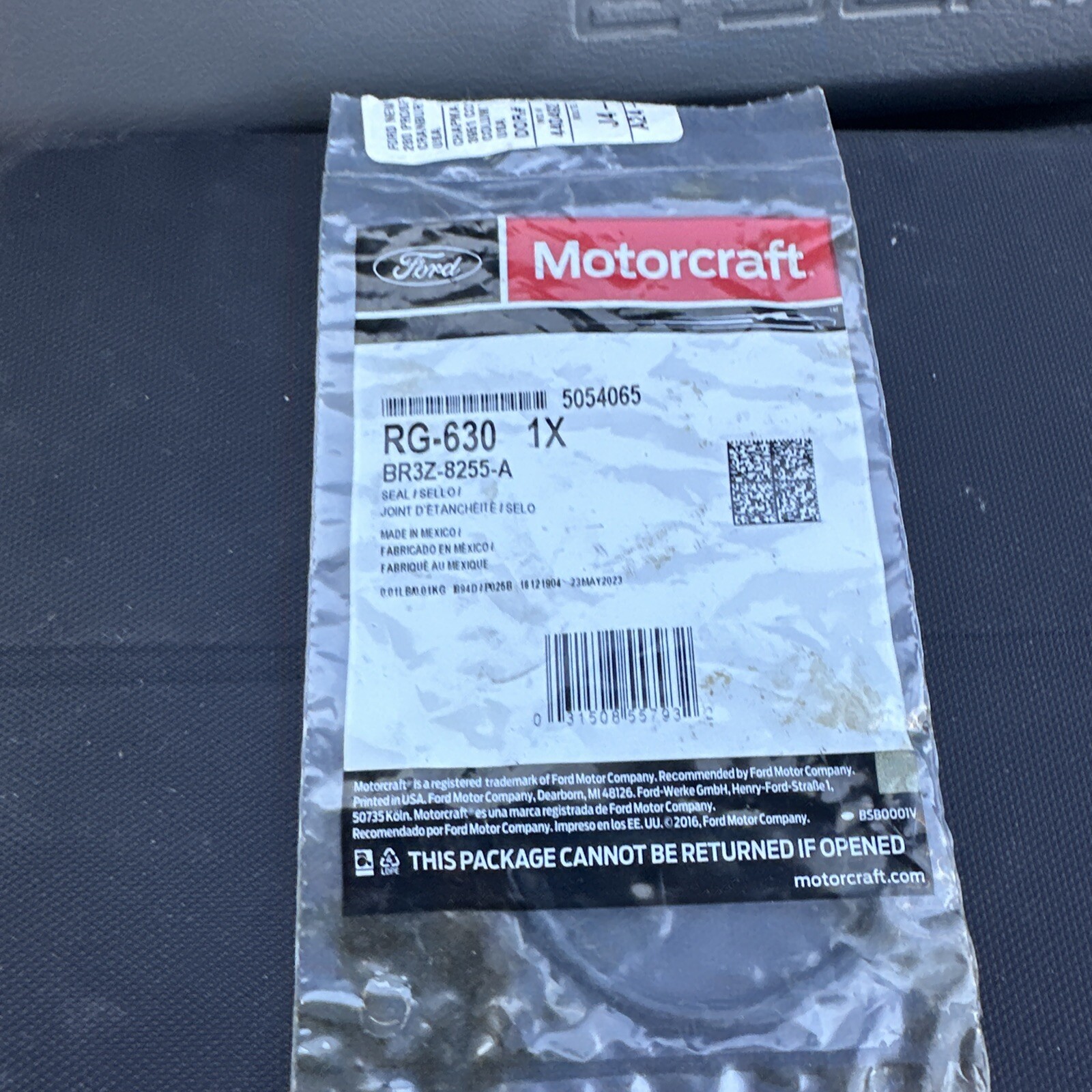 Engine Coolant Pipe O-Ring Motorcraft RG-630
