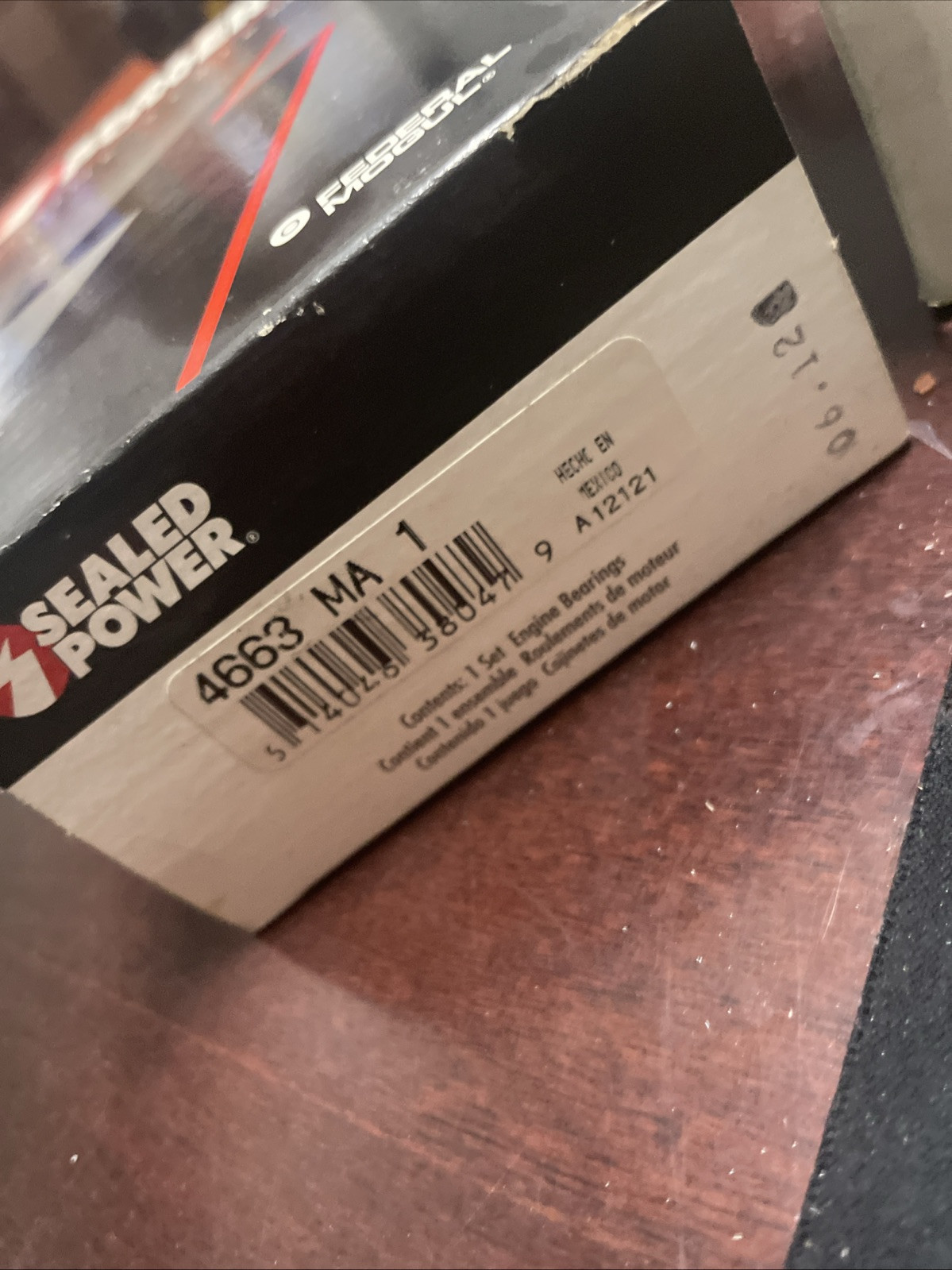 Engine Crankshaft Main Bearing Set Sealed Power 4663MA 1 - Image 4