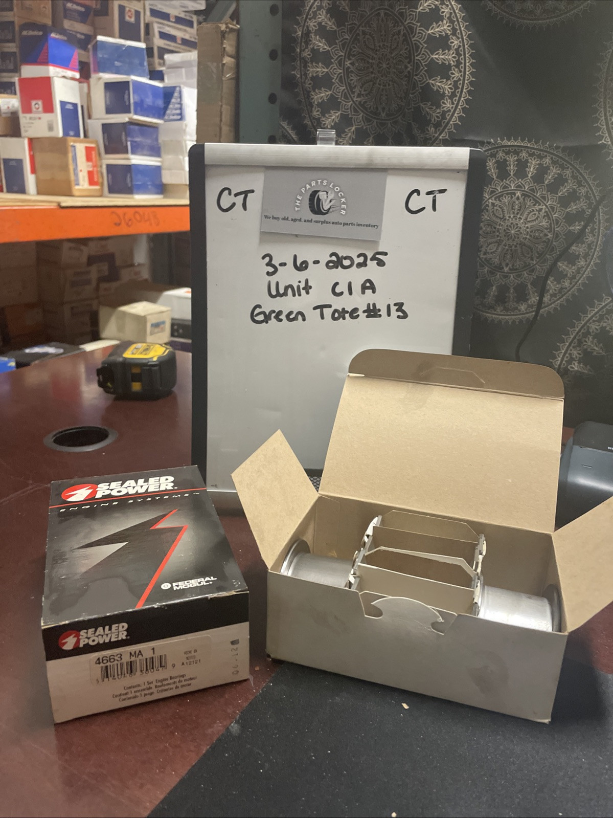 Engine Crankshaft Main Bearing Set Sealed Power 4663MA 1