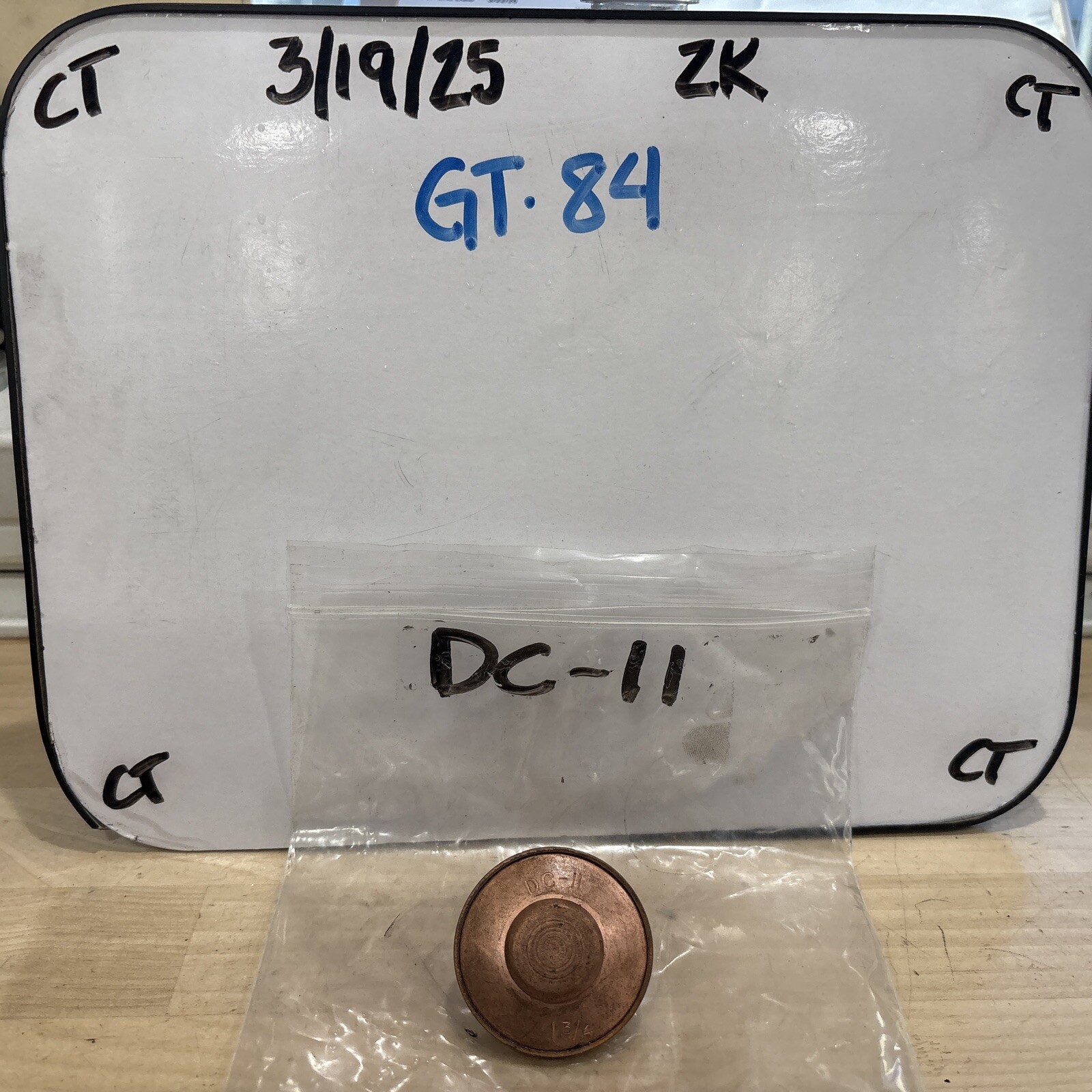 Engine Expansion Plug Dorman DC-11 1 3/4" Copper Plug