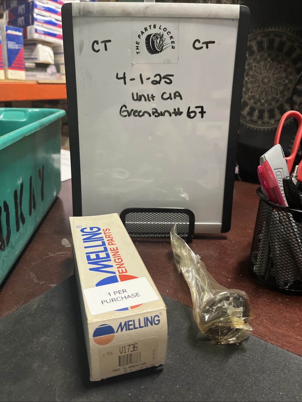 Engine Intake Valve-Stock Melling V1736