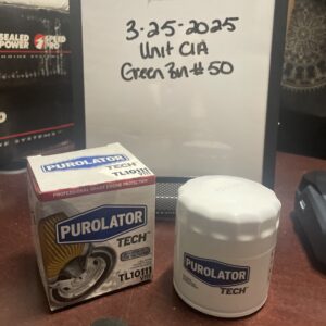 Engine Oil Filter-VIN: A, CARB, 2BBL Purolator TL10111