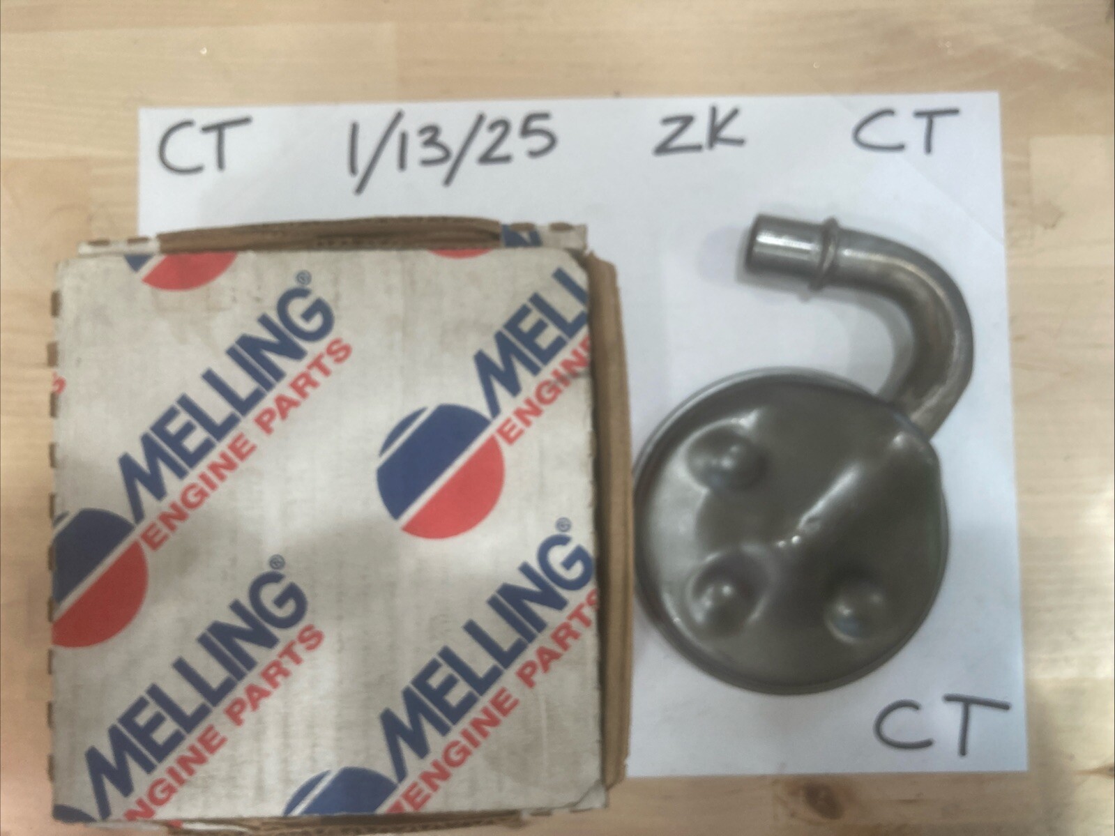 Engine Oil Pump Pickup Tube and Screen-Stock Melling 155S